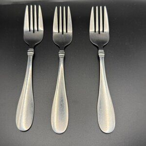 Oneida Avondale II Stainless Steel 3 Salad Forks Flatware Replacements